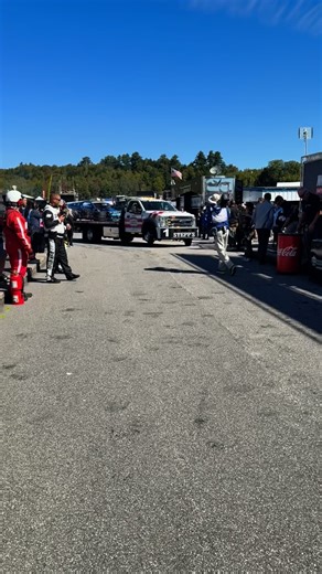 🤯 The winning car arrives in victory lane at @nhms! #NWMT | FloRacing
