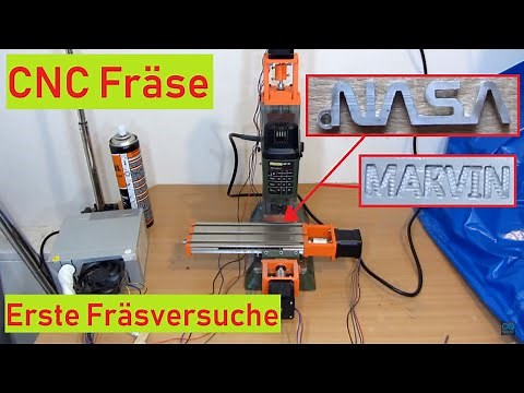 Arduino CNC Fräse selber bauen (Teil 2) Erste Fräsversuche