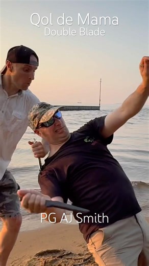 Qol De Mama Double Blade Takedown AJ Smith #martialarts #kali #viral