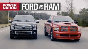New 2020 episode! Does a ’15 F150 Ford EcoBoost stand a chance against a ’05 Dodge Ram SRT-10? It’s a head-to-head build-off that starts with a track and dyno baseline. Let the tear down begin! | PowerNation TV