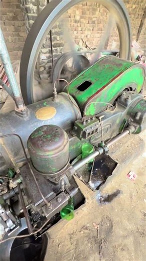 10KW Old Green Engine Working Process #shortsfeed #trendingshorts #shorts