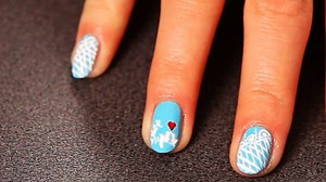 How to Do a Love Birds Nail Design