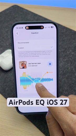 AirPods EQ Settings on iOS 27