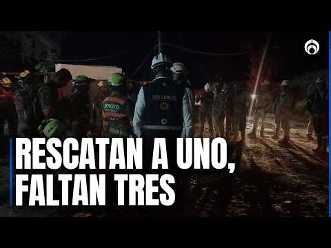 Rescatan con vida a minero tras 100 horas atrapado en Sinaloa