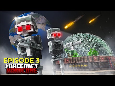 I Tried Building a MOON BASE in Hardcore Minecraft | Surviving The Moon #3
