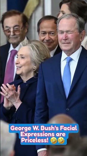 George W. Bush's Hilarious Faces at Trump's Inauguration! 😂