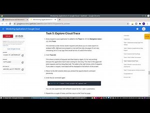 Qwiklabs: Monitoring Applications in Google Cloud