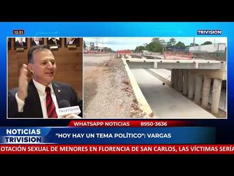 El diputado Luis Diego Vargas, señala al PLN de bloquear el proyecto de expropiaciones.