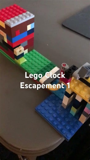 Basic Lego clock escapement