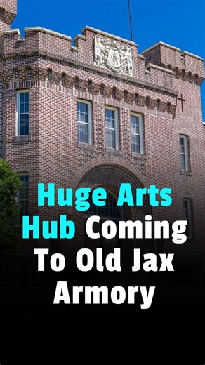 Jacksonville just sold one of its most iconic empty buildings — the old Springfield Armory — and it’s finally on track to become a $30M arts, food, and community hub. From flooded, vacant fortress to creative hangout spot, this could completely change that pocket of town. Sitting at the edge of Springfield near Downtown, the 1916 Armory has been a headache for years, but this deal could tie into the Emerald Trail and give locals another reason to eat, work, and play close to home. Article via Ja