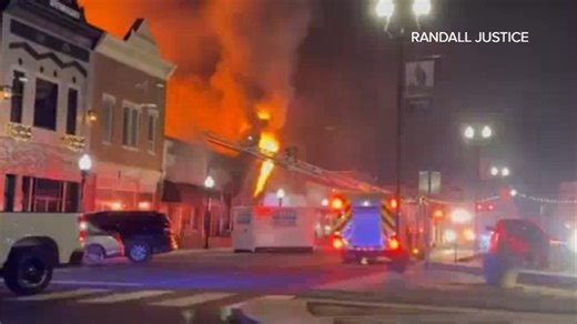 Fire engulfs Fayetteville Square buildings