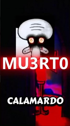 Calamardo.exe☠️#terror #nickelodeon #shorts #calamardo #spongebob #theory #horror