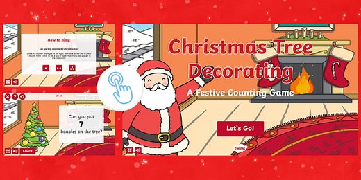 Christmas Tree Decorating: A Christmas Counting Game