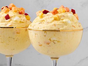 "Peach Pudding Fluff" Is the No-Bake Dessert of Summer (It's So Easy)