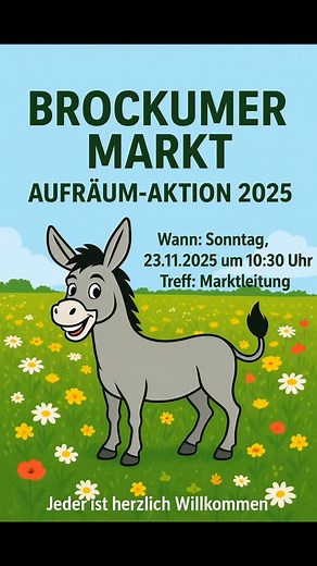 2.6K views · 24 reactions | Auch dieses Jahr starten wir wieder gemeinsam unsere Aufräum Aktion rund um unseren Marktplatz. Wir freuen uns über jeden der Lust und Zeit hat eine Runde mit "anzupacken ".Ganz nach dem Motto " VIELE HÄNDE, SCHNELLES ENDE."  #wirsindmarkt #brockumergrossmarkt #dorfleben | Brockumer Großmarkt | Facebook