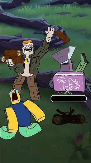 A Noob Has Become A Ghoul 👹 #roblox #robloxanimation