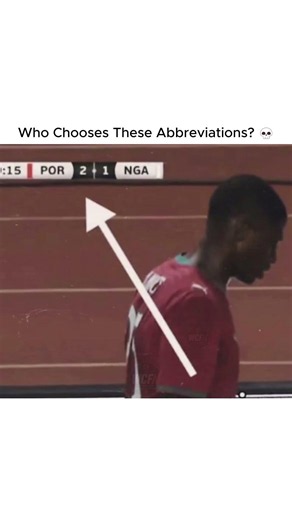 Portugal vs Nigeria Has The Worst Scoreboard Ever