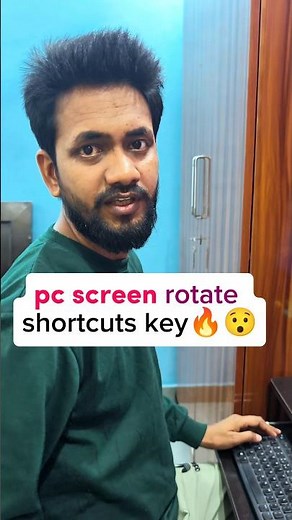 how to rotate computer screen 🖥️ | how to rotate pc screen 😲 | pc tips 😲🔥😯