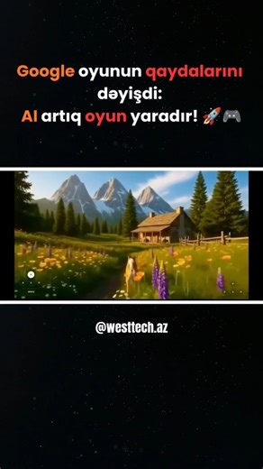 Elnur Jalil on Instagram: "Google yeni Genie 3-ü təqdim etdi və bu, düşündüyümüzdən də böyük bir yenilikdir. Google DeepMind tərəfindən hazırlanmış bu süni intellekt, istifadəçilərin real vaxtda gəzə, araşdıra və qarşılıqlı əlaqə qura bildiyi tamamilə dinamik virtual dünyalar yaradır. Hazır xəritələr yoxdur, statik mühitlər yoxdur — AI hər şeyi anbaan özü formalaşdırır. Bu artıq sadəcə oyun deyil. Bu, rəqəmsal dünyaların, simulyasiyaların və immersiv texnologiyanın gələcəyinə açılan pəncərədir. 