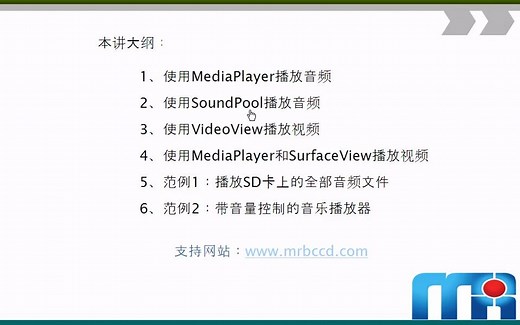 第10章 Android多媒体应用开发