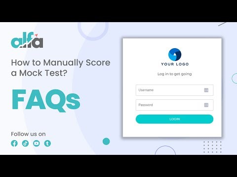 How to Manually Score a Mock Test | ALFA IELTS Institute Software | Alfa-PTE-IELTS