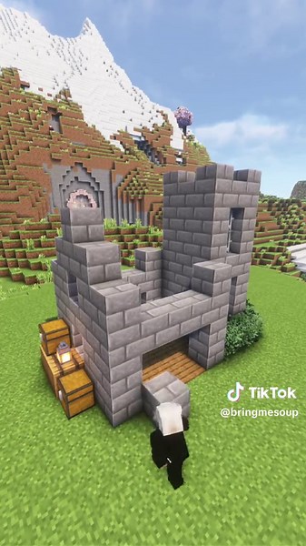 Minecraft Starter Castle 🏰 #Minecraft #minecraftbuilding #minecrafttutorial #minecraftbuilds #minecraftmemes