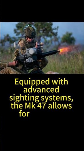 Mk 47 Striker Multiple Grenade Launcher Insane Military Weapon #shorts #military #weapon