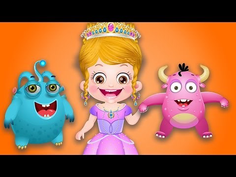 Baby Hazel Nursery Rhymes | Five Little Monsters | Halloween Songs for Kids
