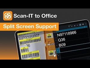 ScannerApp with Split-Screen Support: Scan-IT to Office + Google Sheets