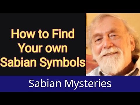 How to Find Your own Sabian Symbols