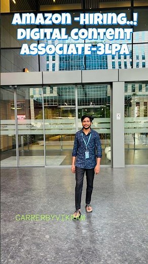 #AMAZON-Hiring!!-Digital Content AssociateJOBS 2025||EARN 20000/MONTH||#amazonjobsforfreshers#amazon