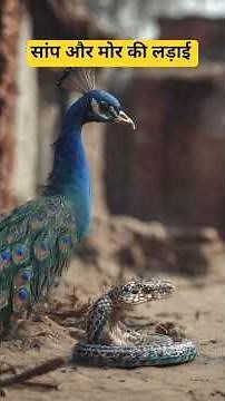 Snake and peacock Fight Caught on Camera | #snake #shorts