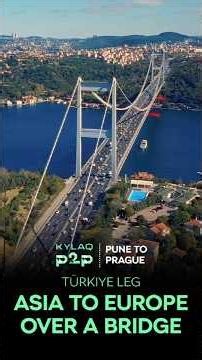 Skoda Kylaq P2P: Asia to Europe over a bridge #shorts