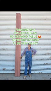 Dad finishing up a project for an Old Growth Table build today out of our OG storm fallen salvaged Giant Sequoia. Somebody is going to be VERY happy. #UrbanSalvagedAndReclaimedWood #redwoodtable #redwood #giantsequoia #customtable #farwestforestproducts #dimensionallumber #oldgrowth #StormFallen #woodworkingcommunity #WoodPreneur #Wood | Far West Forest Products; Wood-Mizer California