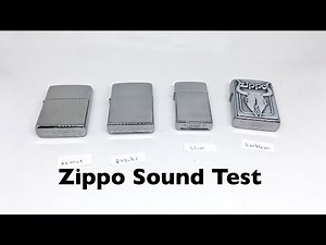 Zippo Signature Click Sound.. ASMR Zippo, No Talking
