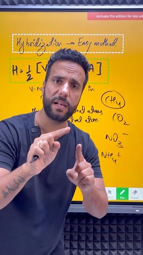 Dadhi Wale Sir (Ashu Ghai) on Instagram: "Agli reel me 5 sawaal iske uper pakka 🥰 #Hybridisation #ashusir #dadhiwalesir #cbse #science #boards #chemistry #class11"