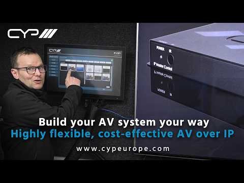 IP-7000 AV over IP System Demo | 4K AV Distribution by CYP Europe
