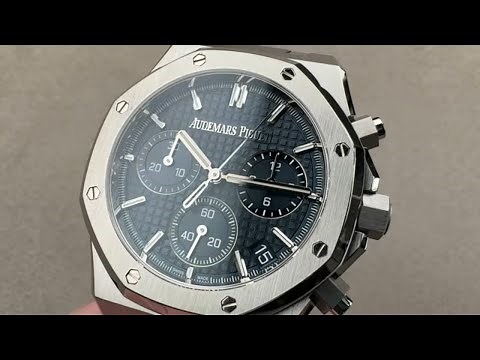 Audemars Piguet Royal Oak Chronograph Blue Dial on Rubber Strap Review | 26240ST.OO.1320ST.05
