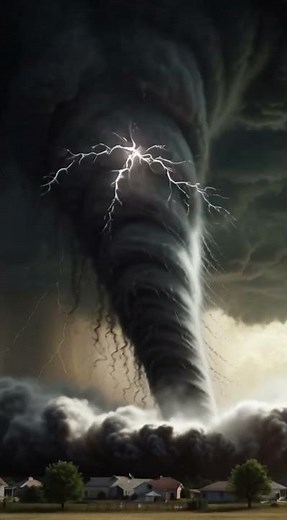 😱 Monster Tornado Hits City – Nature’s Fury Unleashed!