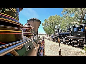 GoPro's Mounted on a 1875 Wood Burning Steam Locomotive - Incredible POV (Glenbrook)