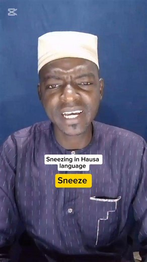 Iro na iro on Instagram: "Learn Hausa and English language,Koyan turanci tare da Hausa Sneezing - Atishawa #fblifestyle #English #Hausa"