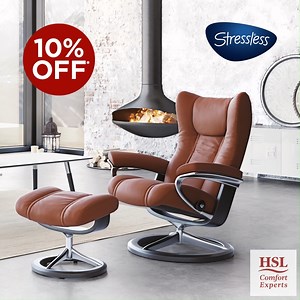 Discover style and comfort with the Stressless Gallery Collection, exclusive to HSL. Now with 10% off* in our Summer Sale. Shop online today: https://www.hslchairs.com/product-category/stressless-chairs/ | HSL Chairs