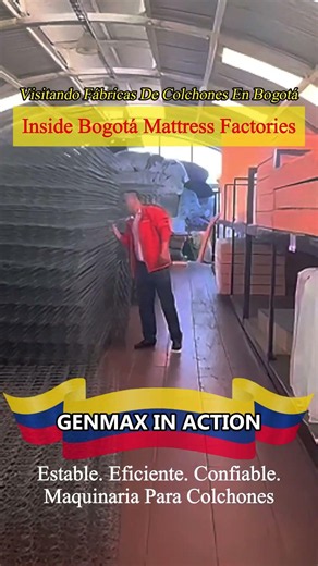 Inside Bogotá Mattress Factories✨ GENMAX In Action