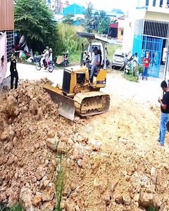 Great Activity!!! This Operator Mini Bulldozer Just Redefined Land Filling Skills! | Bulldozer Operator