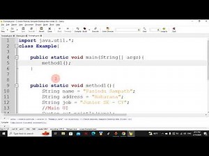 Java Programming Session 11
