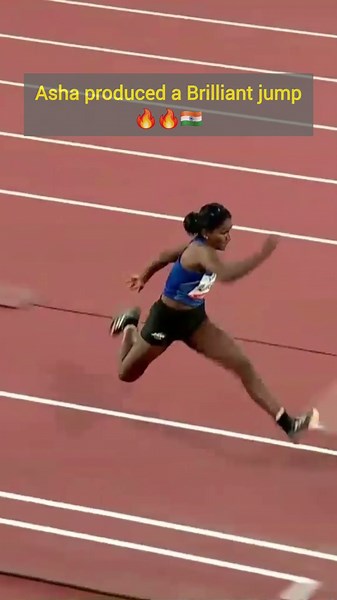 Same Jump. No Medal. 💔 Asha Ilango’s Asian Games Heartbreak 🇮🇳 #asiangames2026