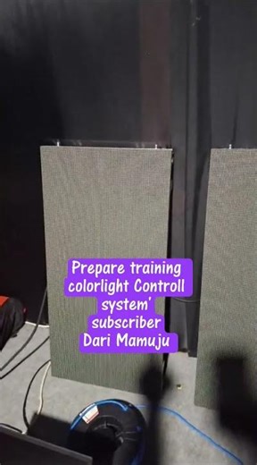 Prepare a LED Videotron Training Session using the Colorlight Control System