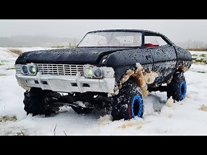 On icy OFF-ROAD, like on ASPHALT! ... This Chevrolet Impala is unstoppable. RC OFFroad 4x4