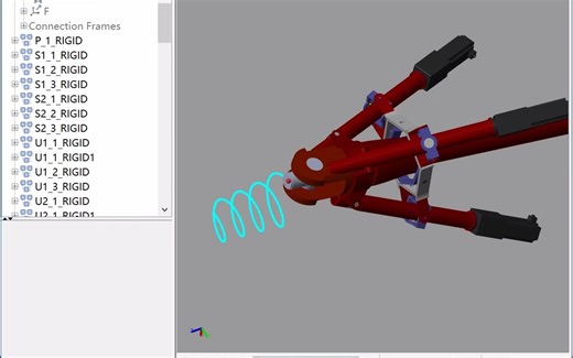 tricept 并联机器人 matlab simscape仿真 运动学 动力学