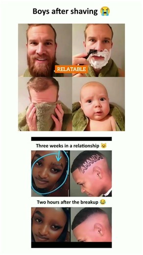 Boys After Shaving Be Like… Baby Face Surprise 😂 | #Funny Meme#funny #comedy #usa #relatable#media